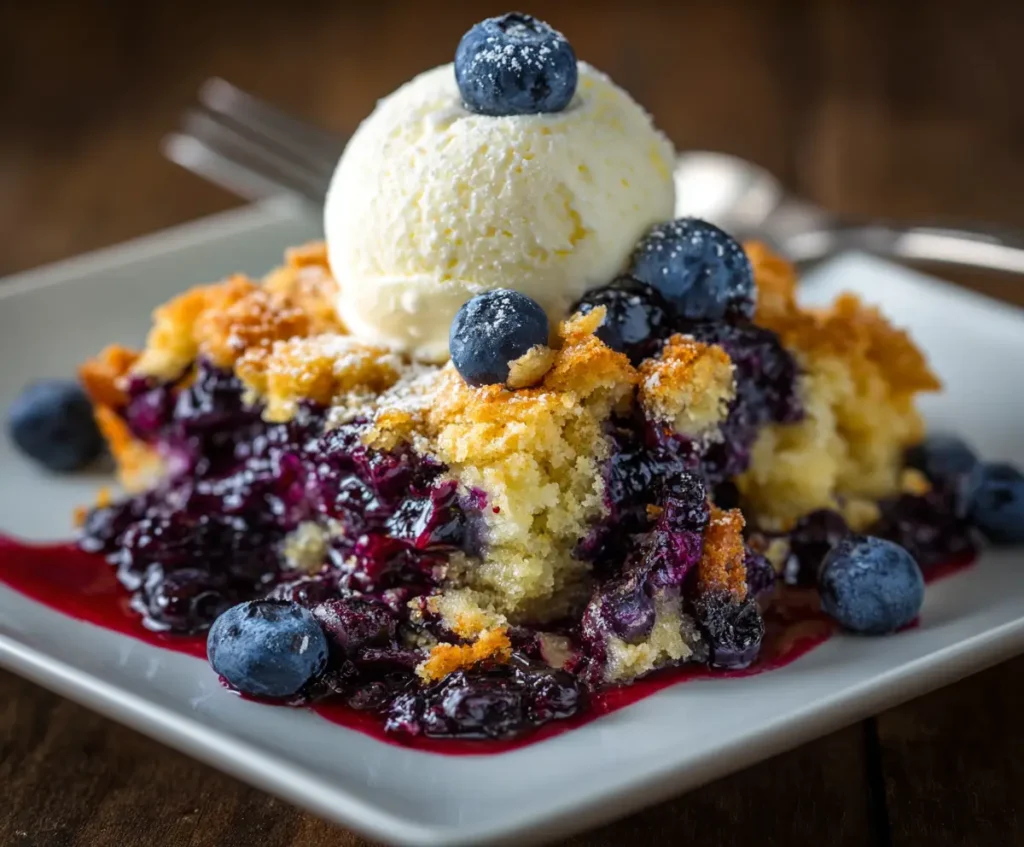 Blueberry Dump Cake Recipe