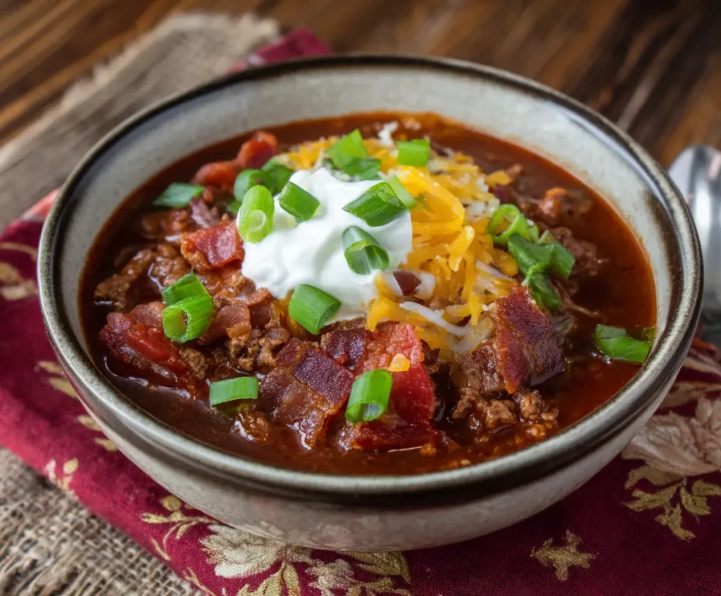 Chili with Bacon