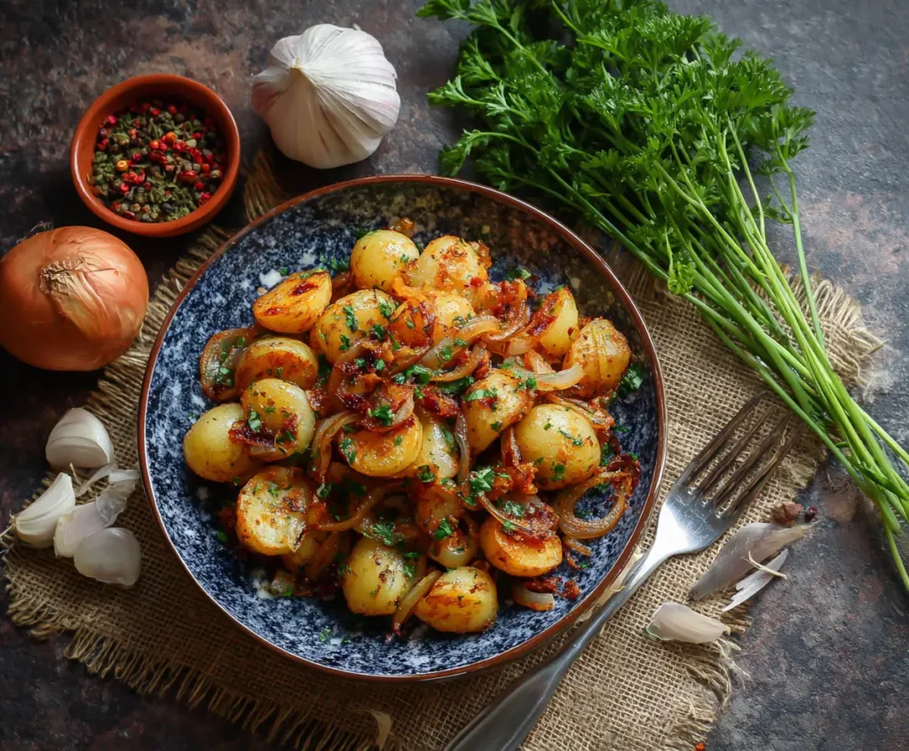 Pan Fried Potatoes and Onions