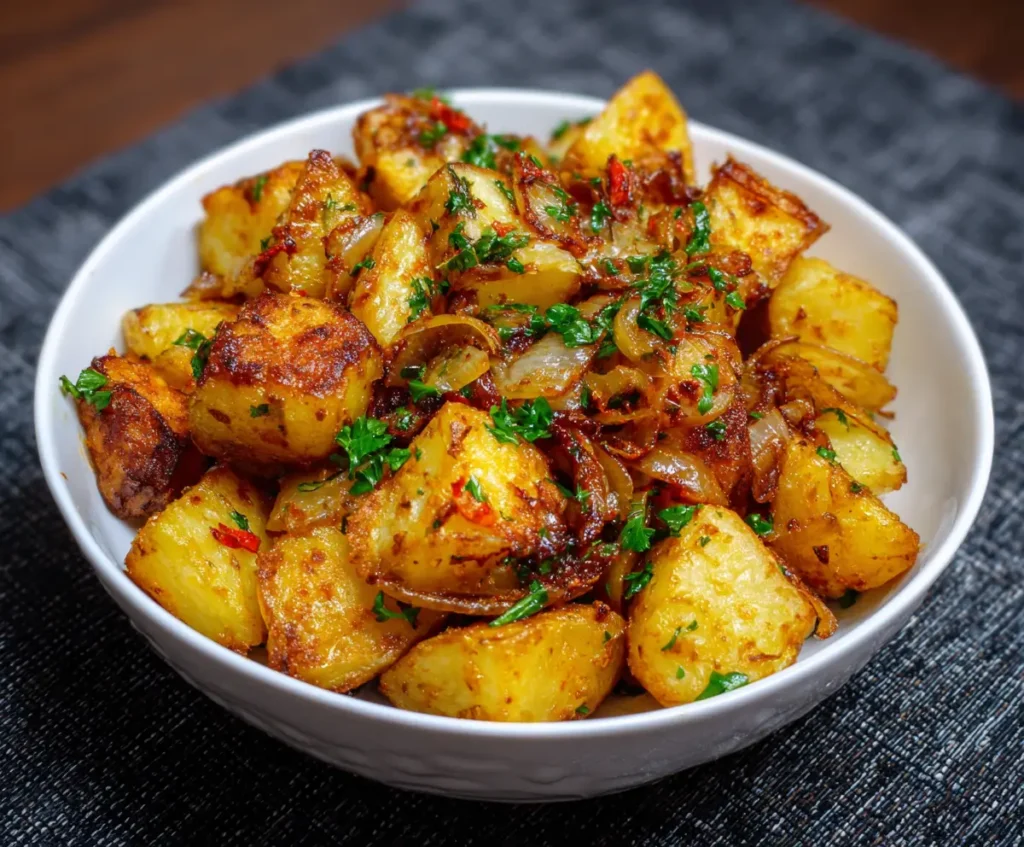 Pan Fried Potatoes and Onions 