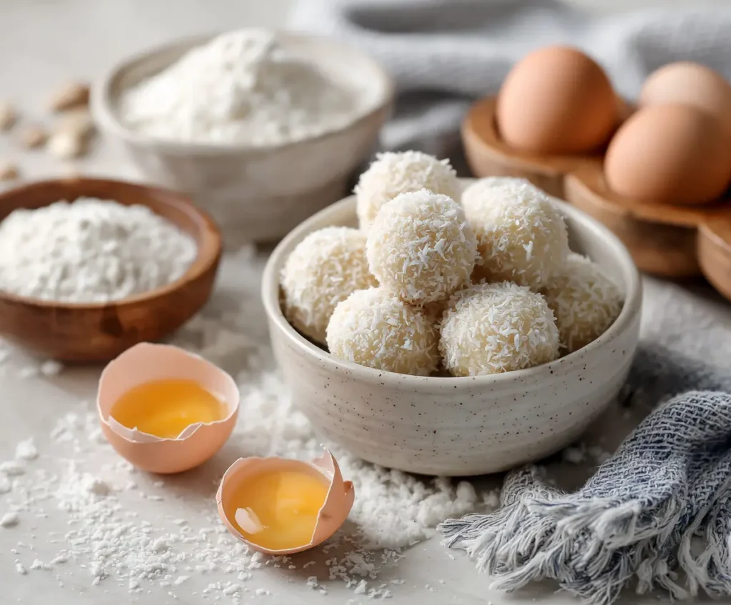 Baked Coconut Donut Holes Recipe 