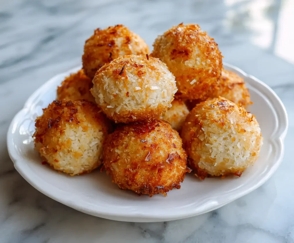 Baked Coconut Donut Holes Recipe