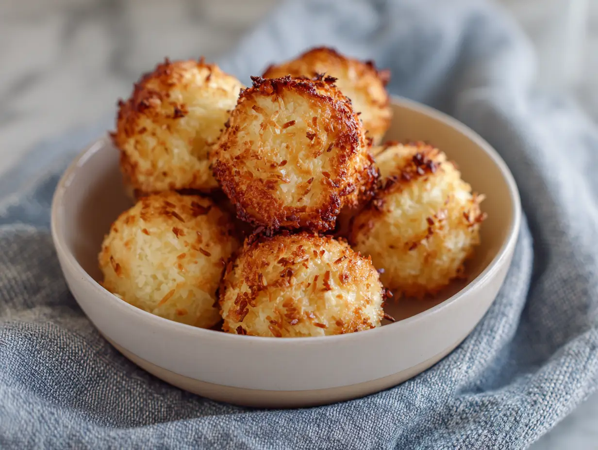 Baked Coconut Donut Holes Recipe