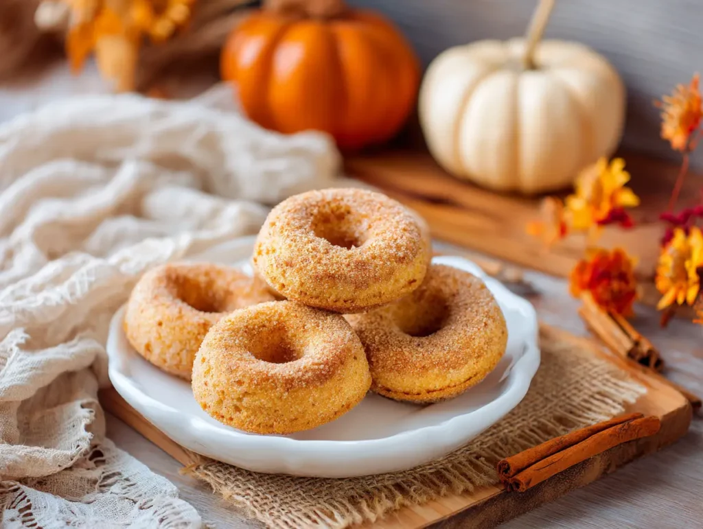 Baked Pumpkin Donuts Recipe 