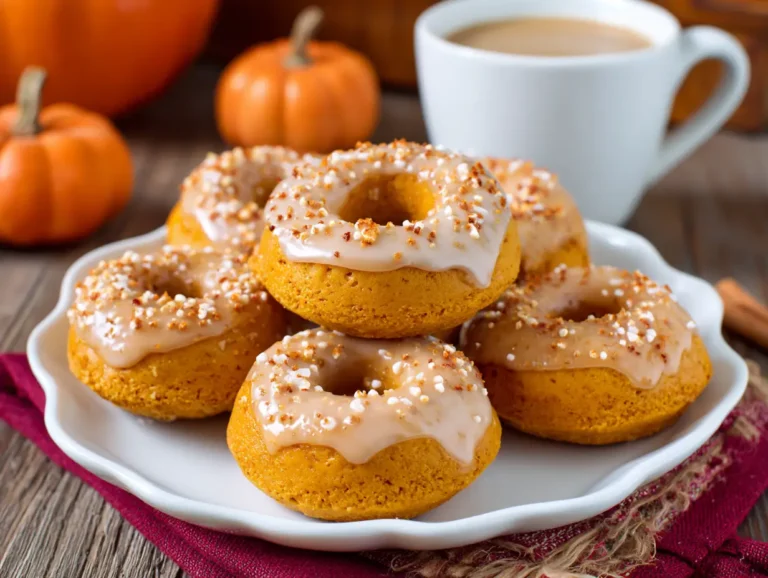 Baked Pumpkin Donuts Recipe