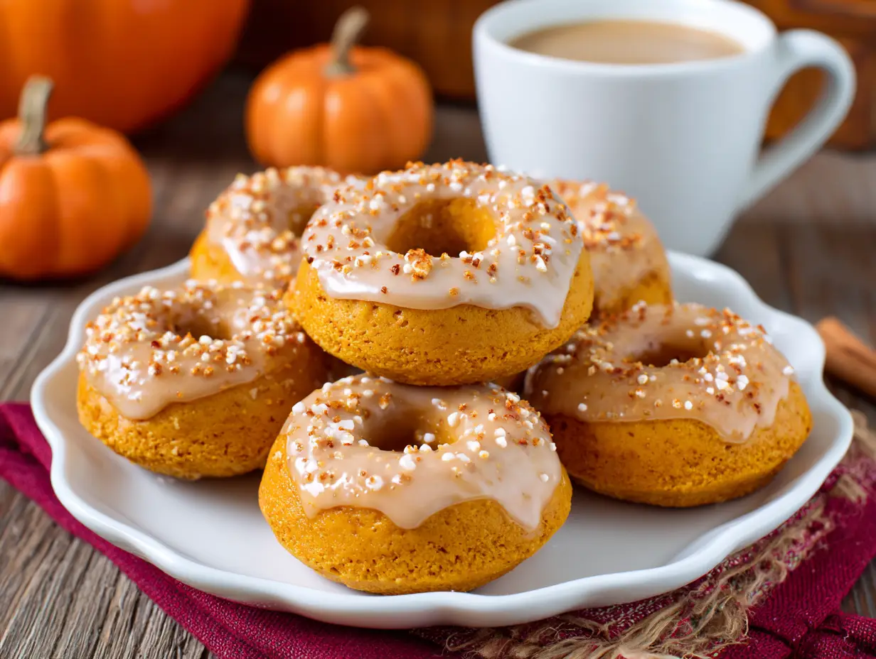 Baked Pumpkin Donuts Recipe