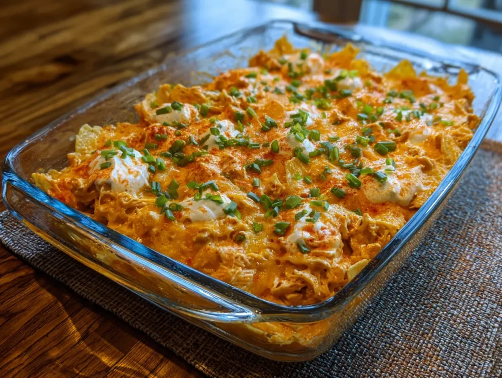 Buffalo Chicken Casserole 
