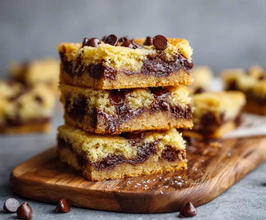 Cake Mix Chocolate Chip Cookie Bars