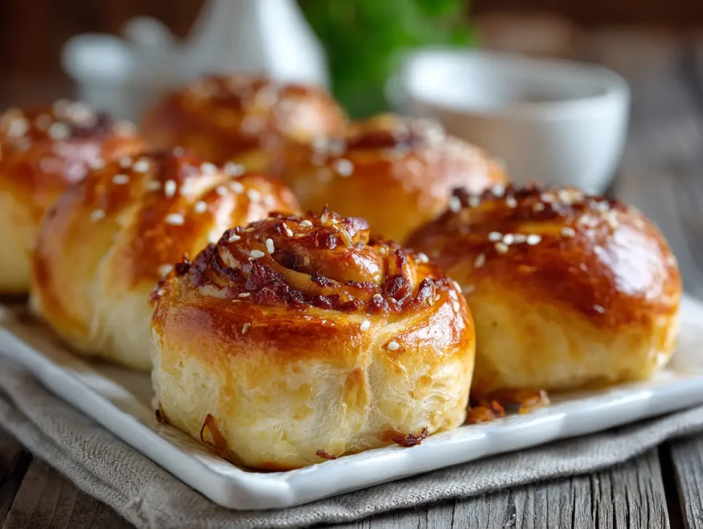 Caramelized Onion Buns