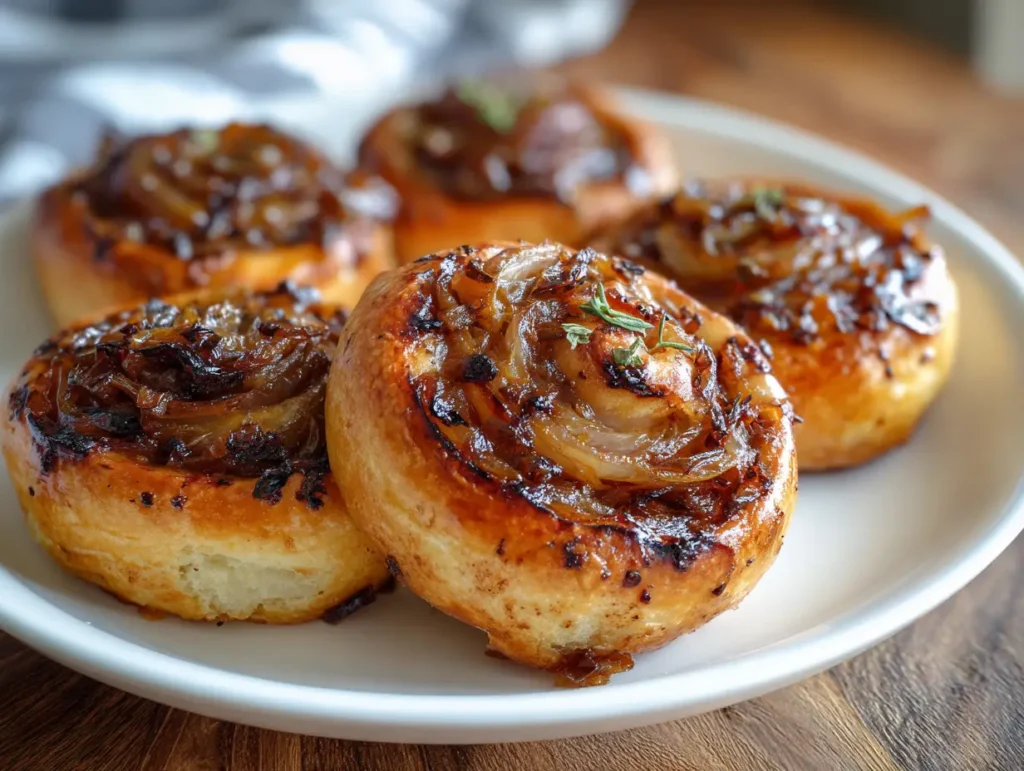 Caramelized Onion Buns 