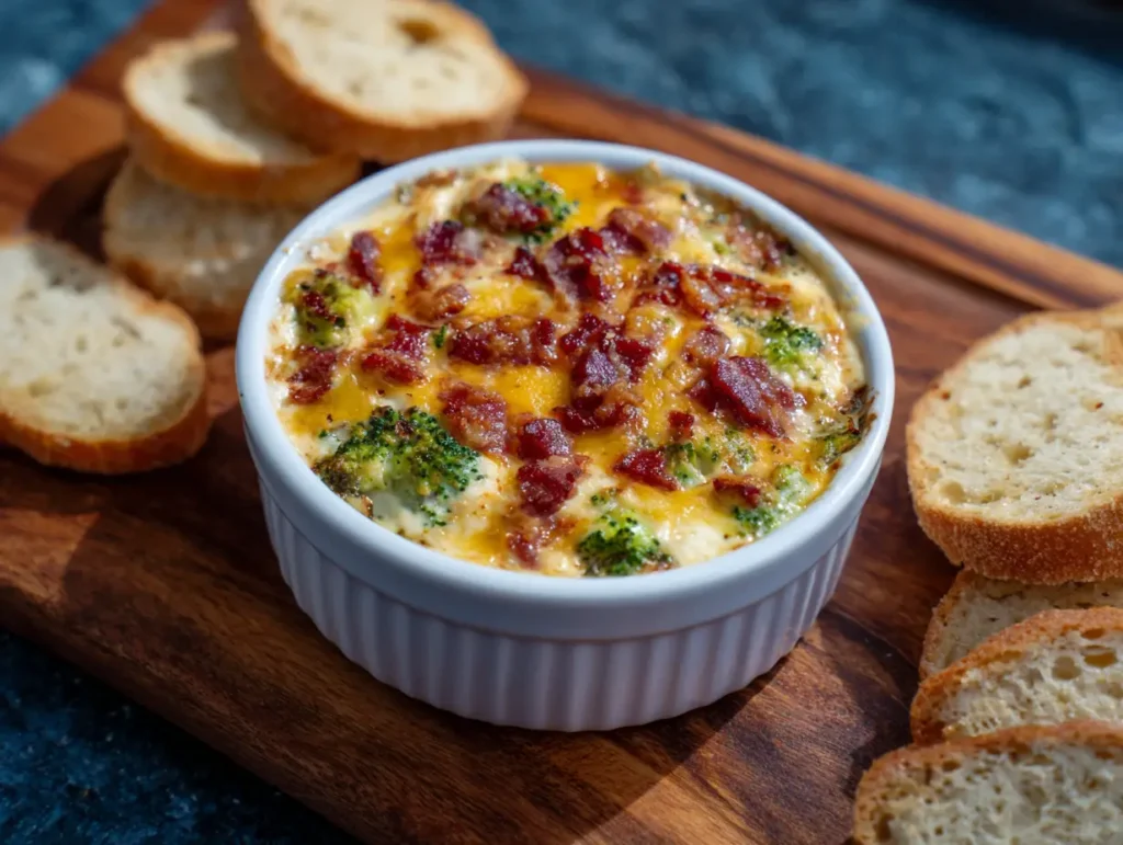 Cheesy Bacon and Broccoli Dip
