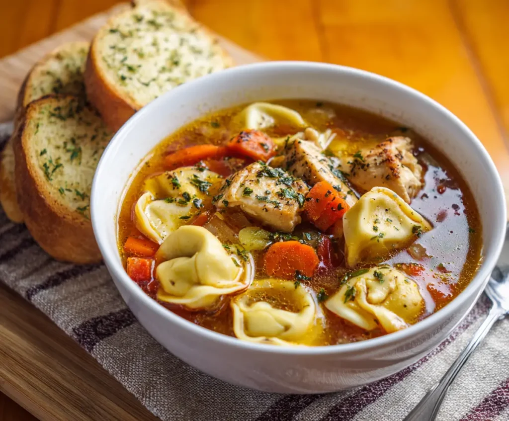 Chicken Tortellini Soup