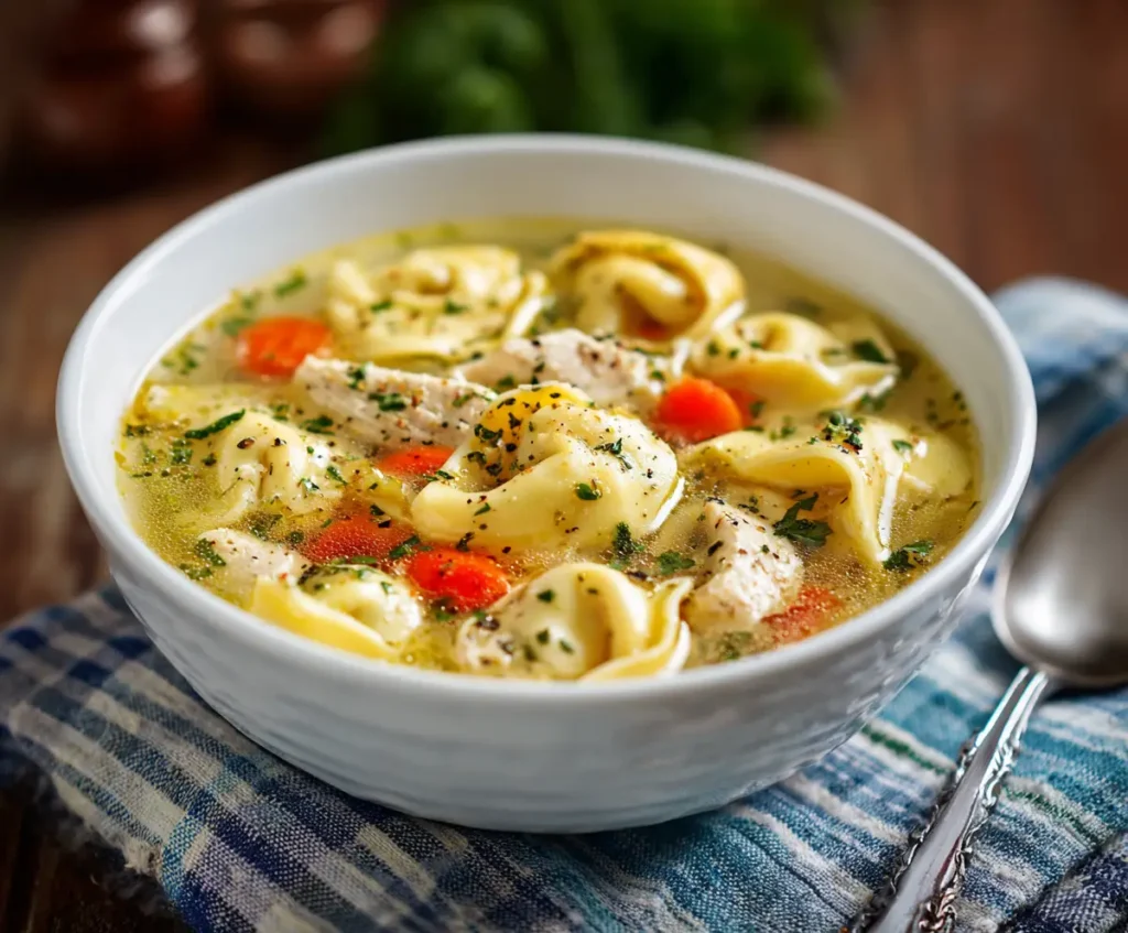 Chicken Tortellini Soup