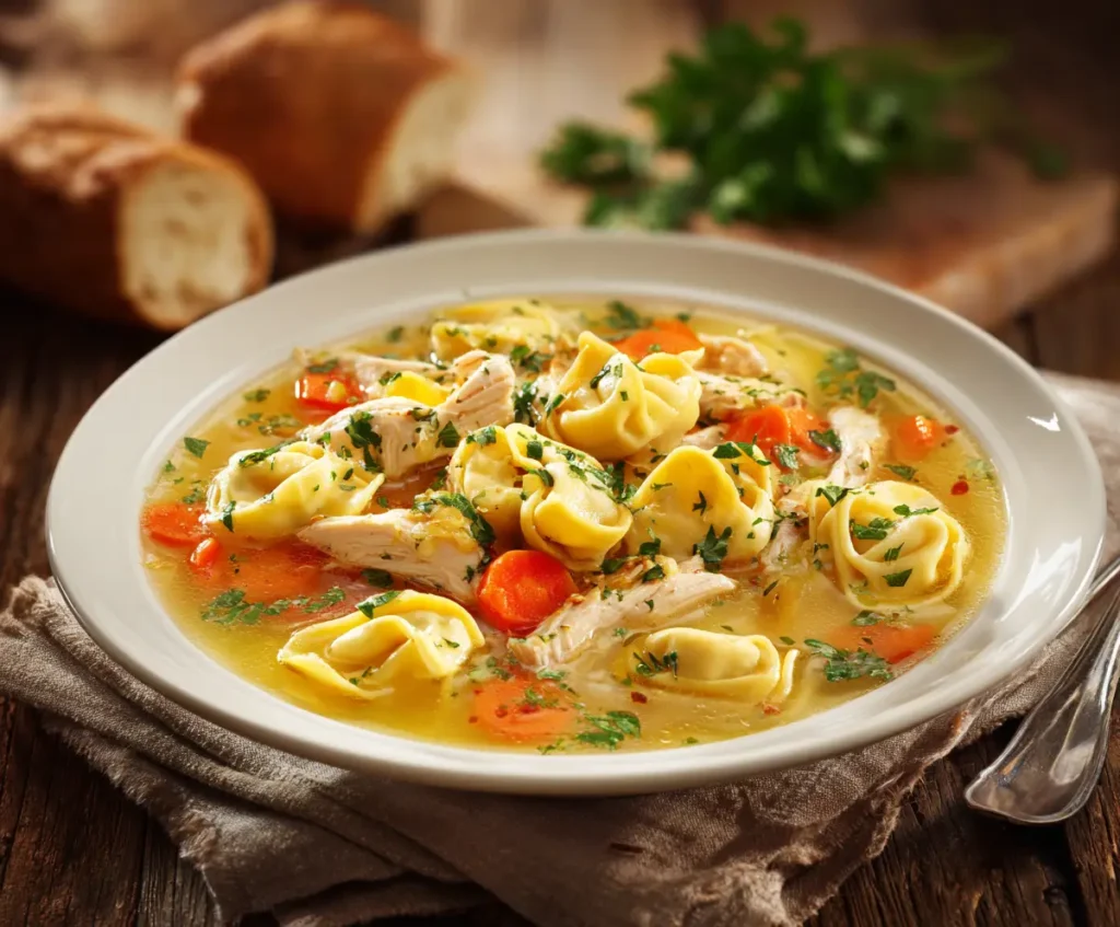 Chicken Tortellini Soup