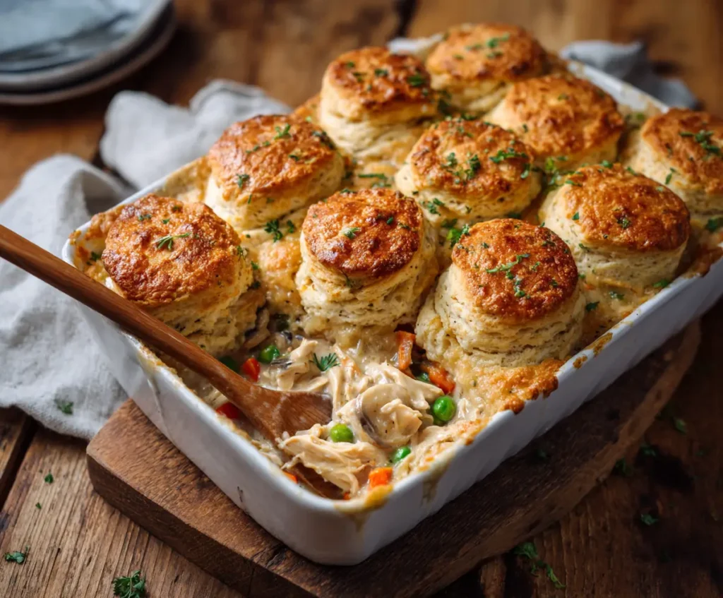 Chicken and Biscuit Casserole
