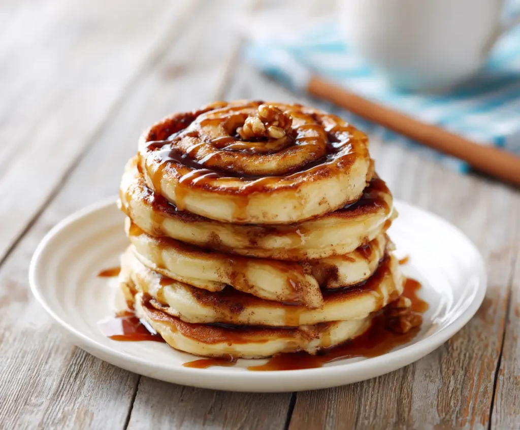 Cinnamon Roll Pancakes
