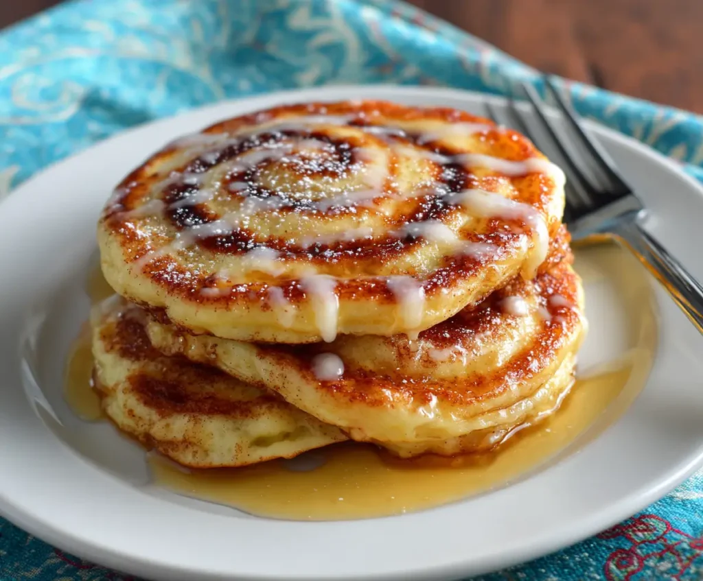 Cinnamon Roll Pancakes