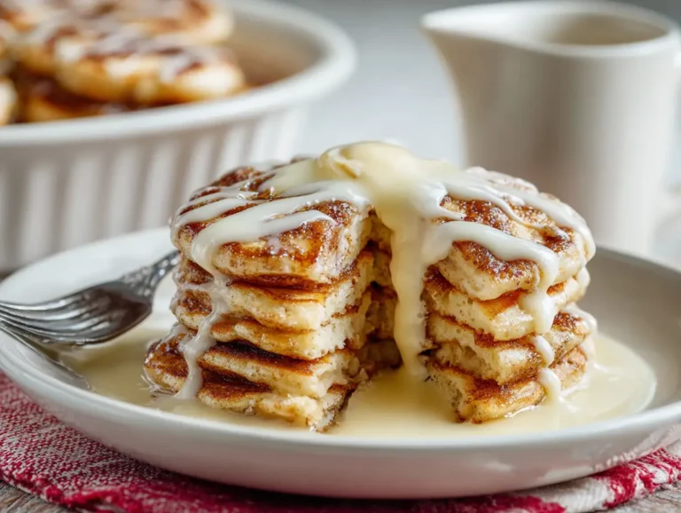 Cinnamon Roll Pancakes