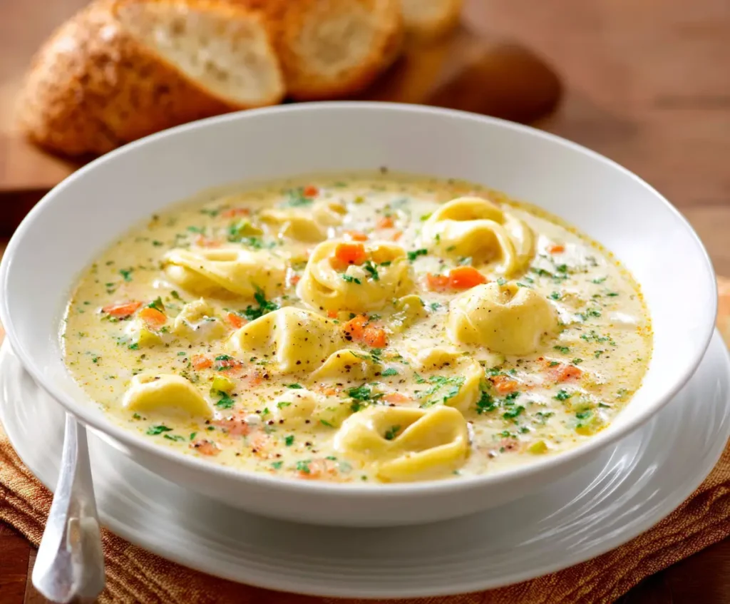 Creamy Tortellini Soup