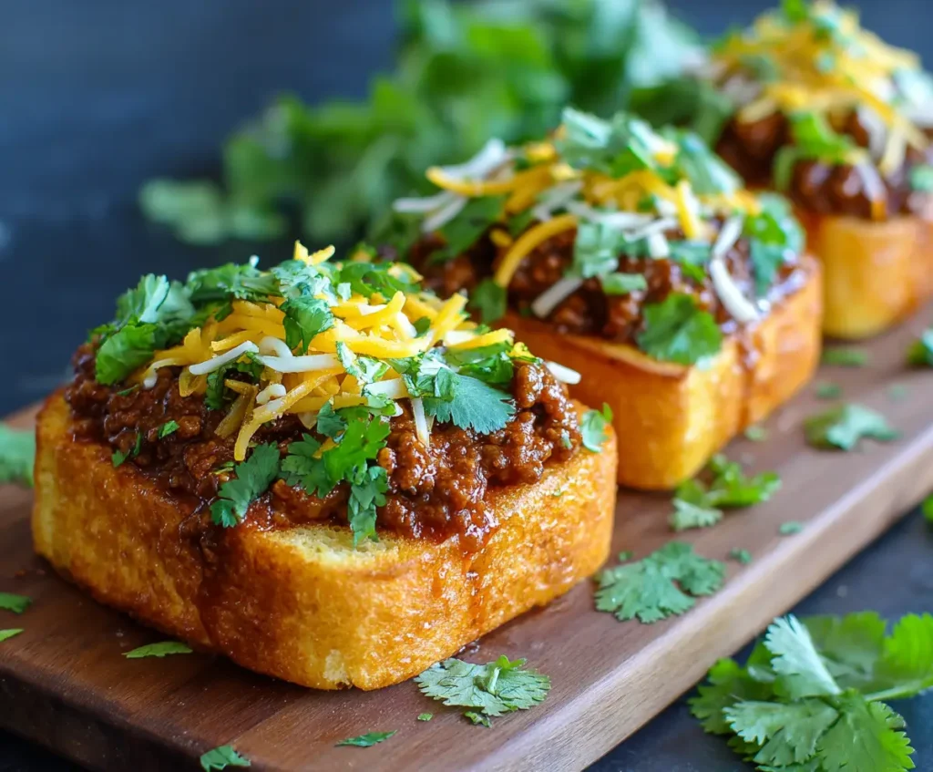 Garlic Bread Sloppy Joes