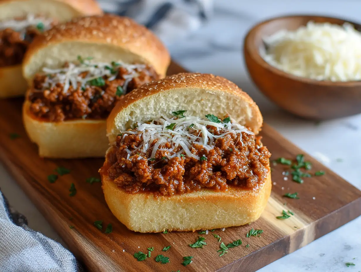 Garlic Bread Sloppy Joes