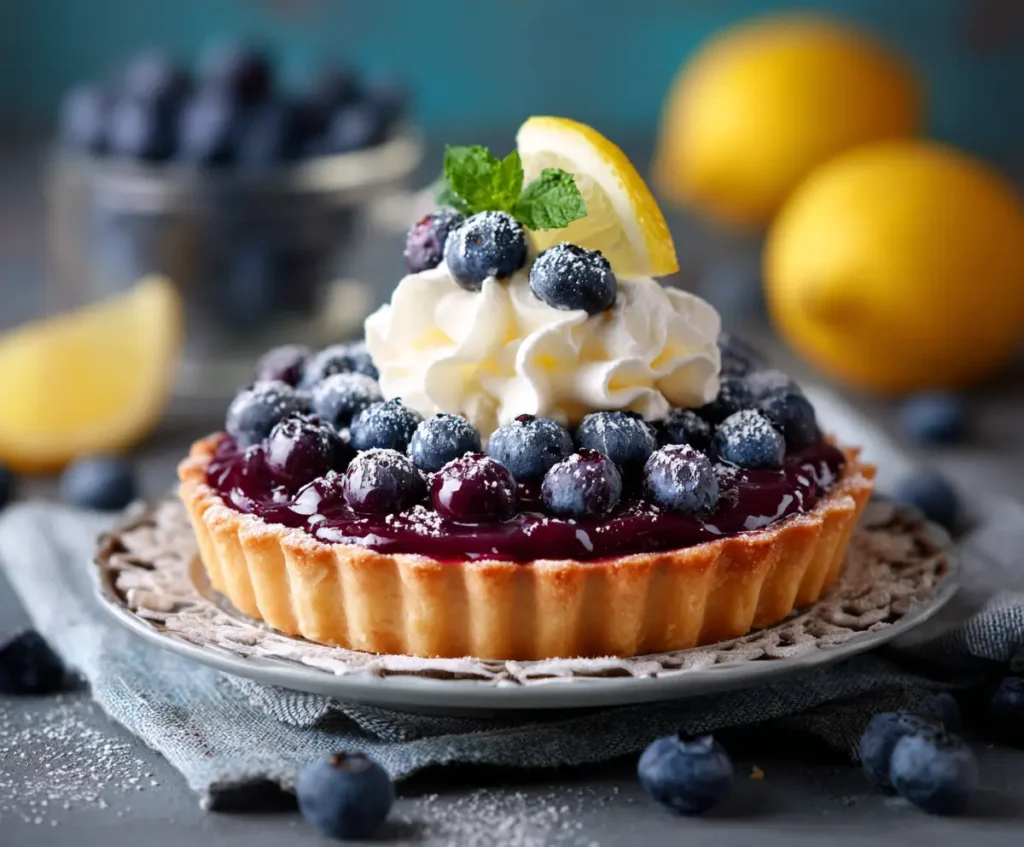 Lemon Blueberry Tart Recipe
