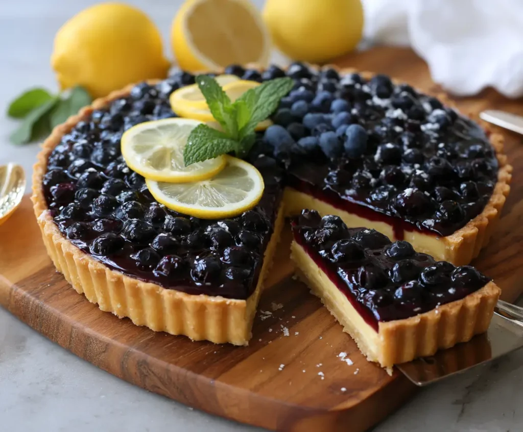 Lemon Blueberry Tart Recipe