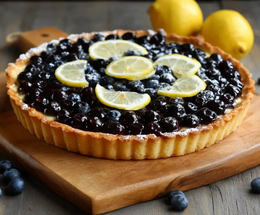 Lemon Blueberry Tart Recipe