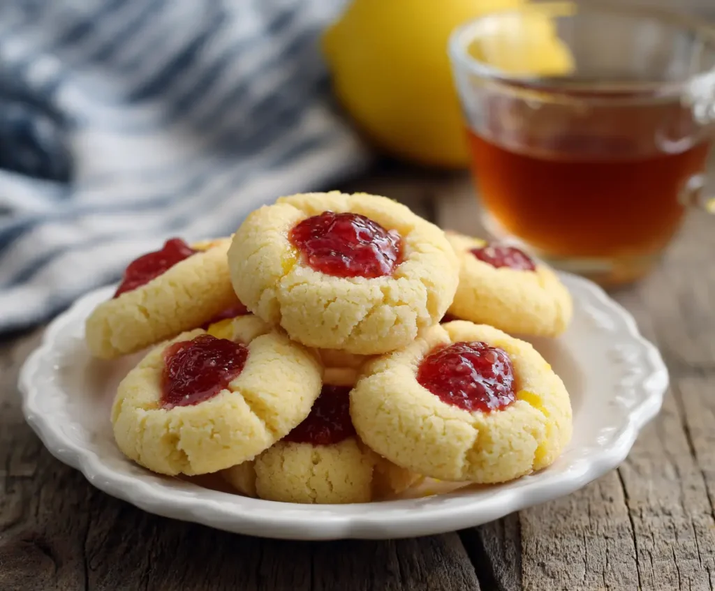 Lemon Thumbprint Cookies Recipe 
