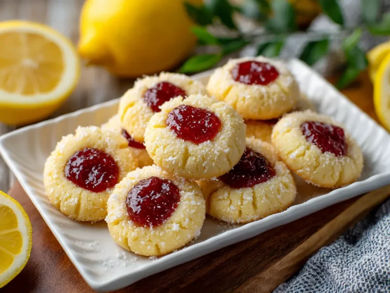 Lemon Thumbprint Cookies Recipe