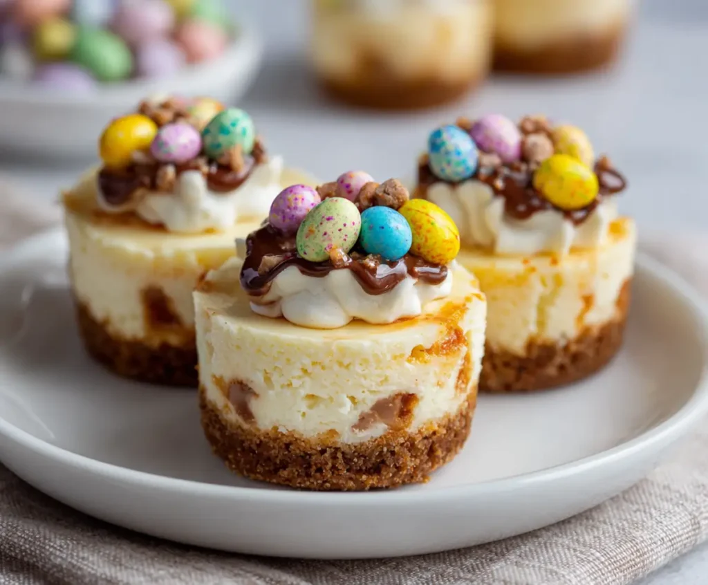 Mini Easter Egg Cheesecakes Recipe 