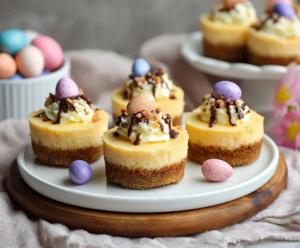 Mini Easter Egg Cheesecakes Recipe