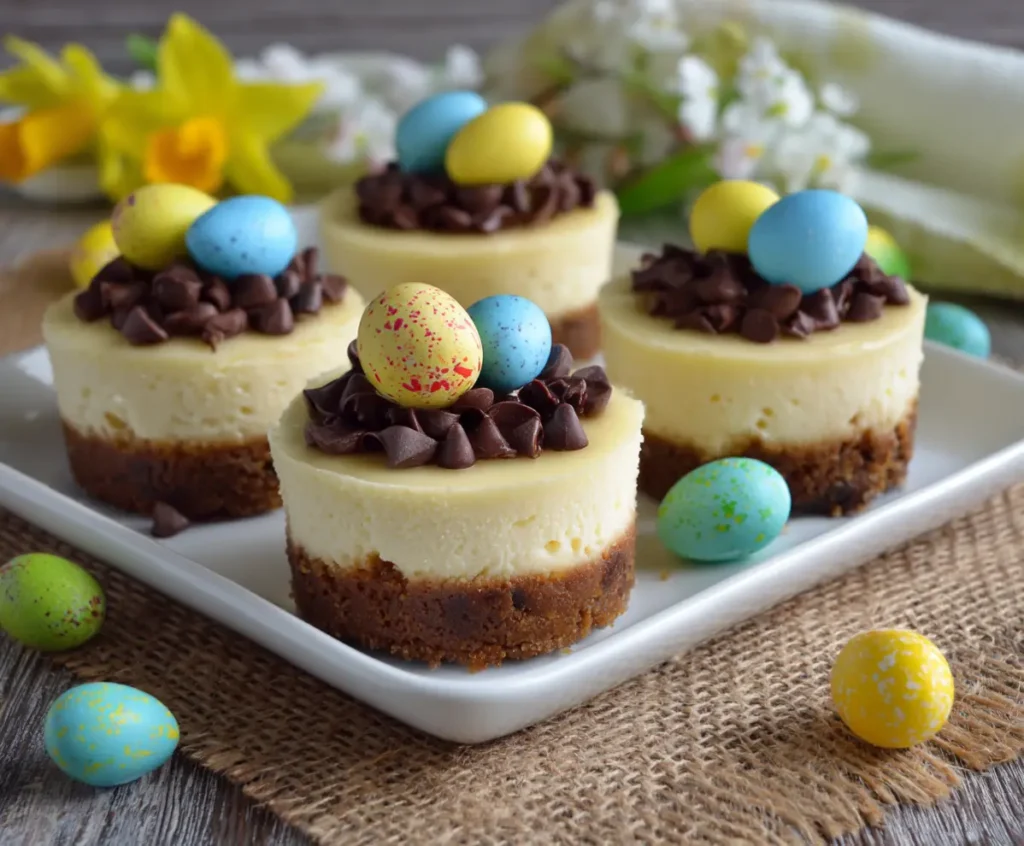 Mini Easter Egg Cheesecakes Recipe