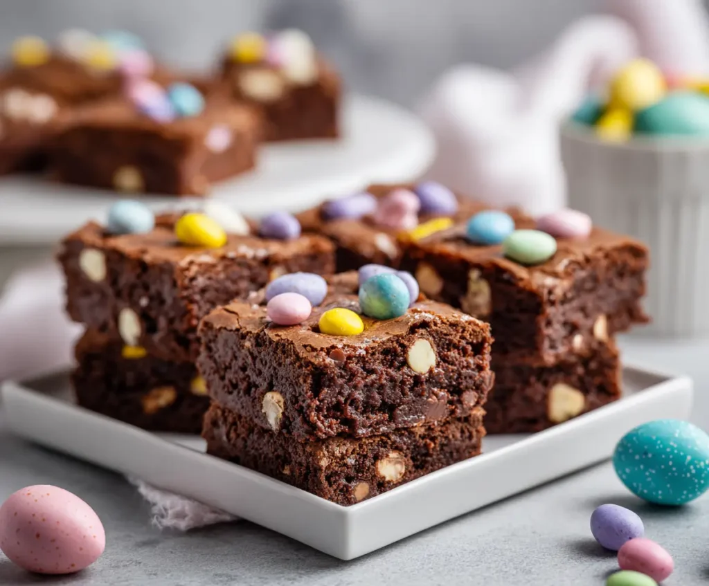 Mini Egg Nutella Brownies Recipe