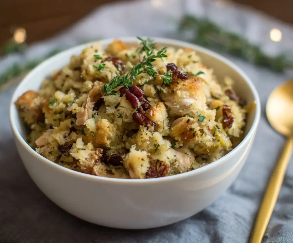 Slow Cooker Chicken and Stuffing