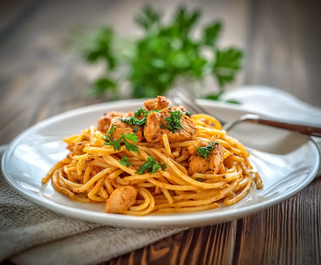 Spicy Chicken Chipotle Pasta