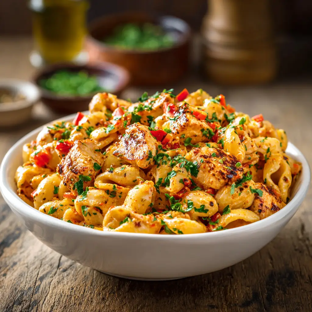 Spicy Chicken Chipotle Pasta