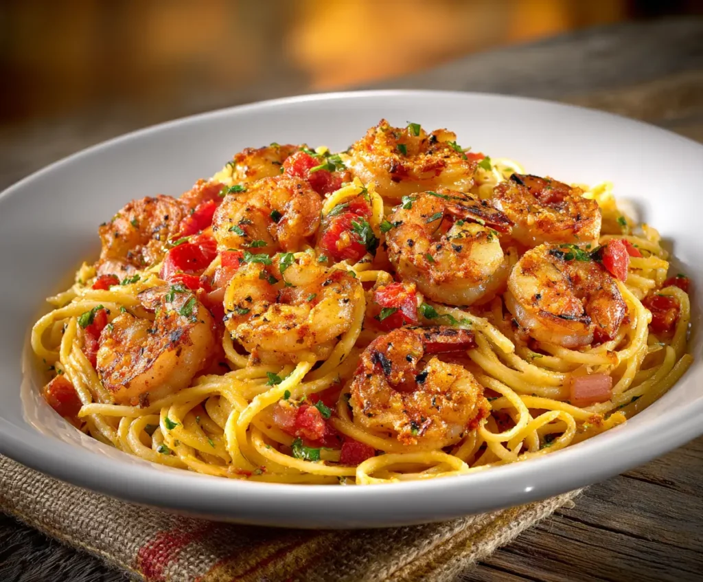 Spicy Chipotle Shrimp Pasta