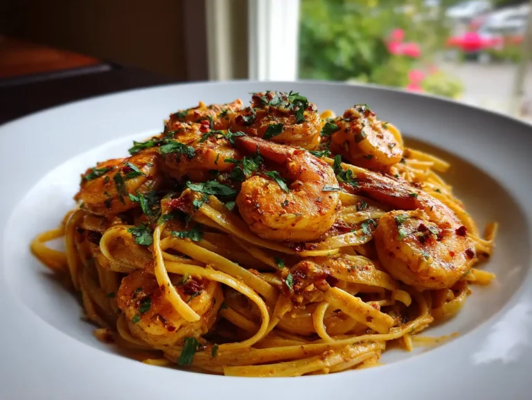 Spicy Chipotle Shrimp Pasta