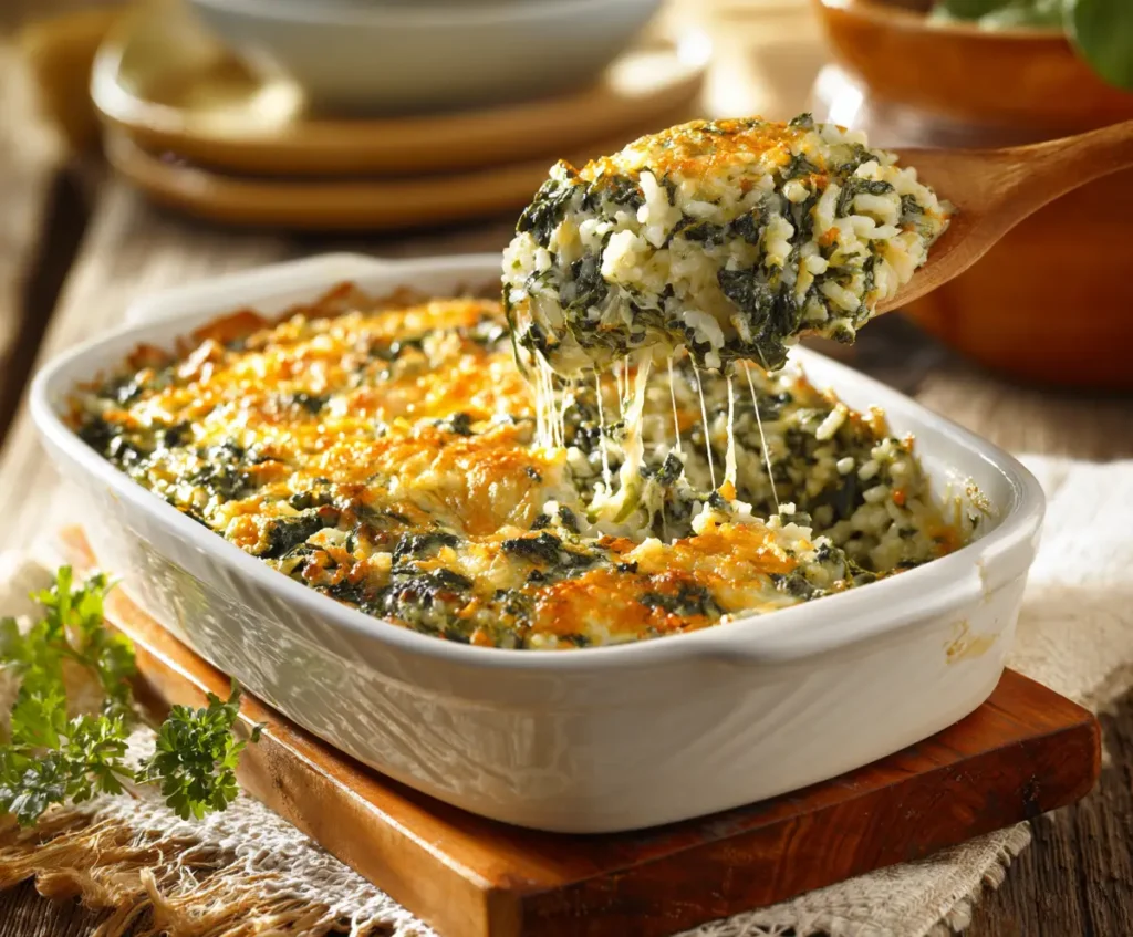 Spinach Rice Casserole 