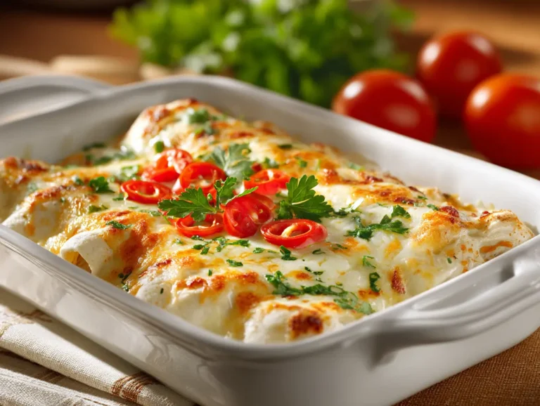 White Chicken Enchiladas