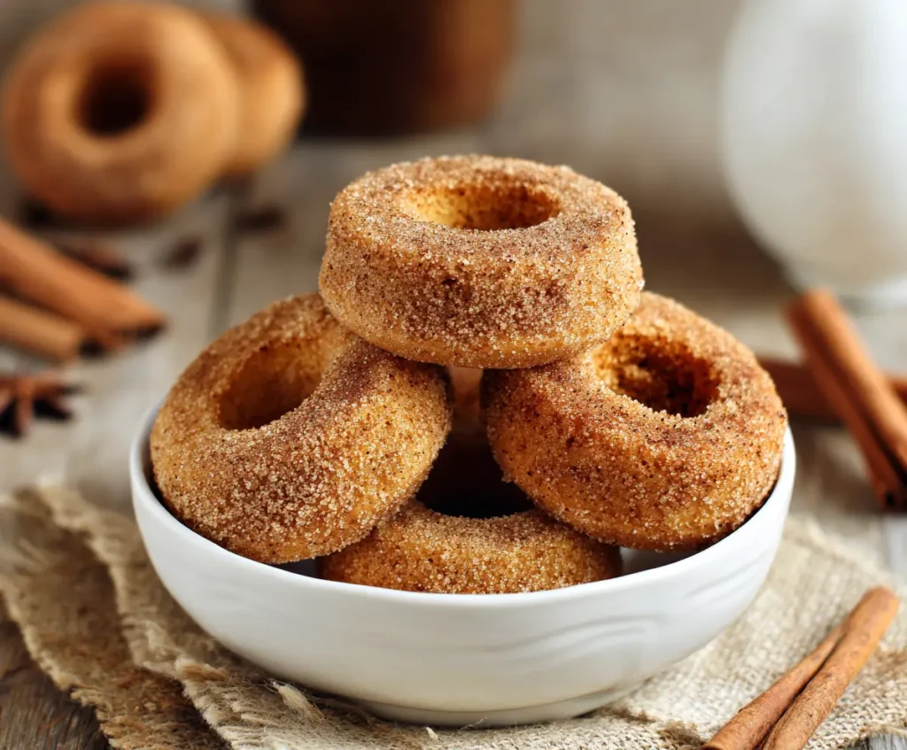 Cinnamon Sugar Baked Donuts
