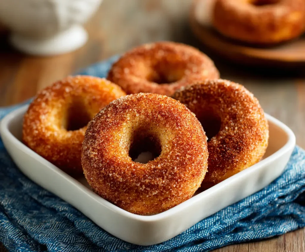 Cinnamon Sugar Baked Donuts