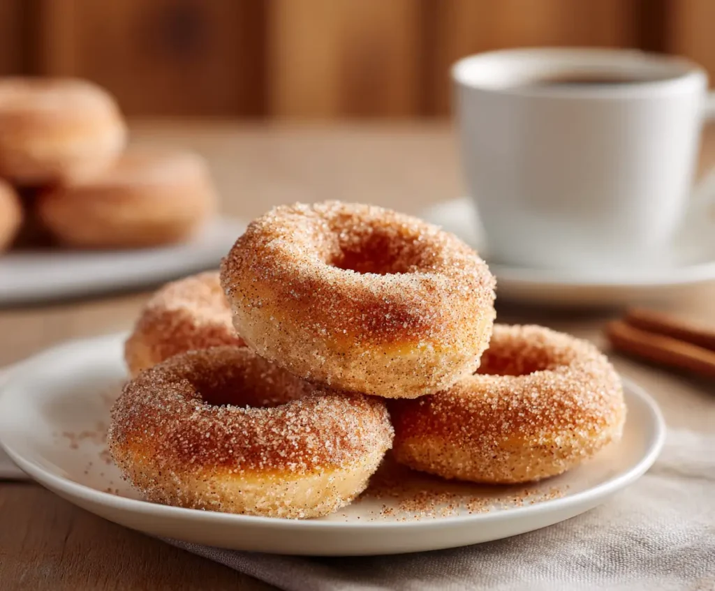 Cinnamon Sugar Baked Donuts