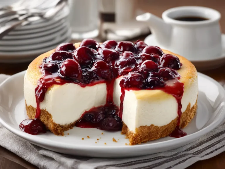Classic Cherry Cheesecake