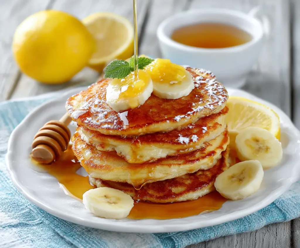 Fluffy & Easy Banana Pancakes