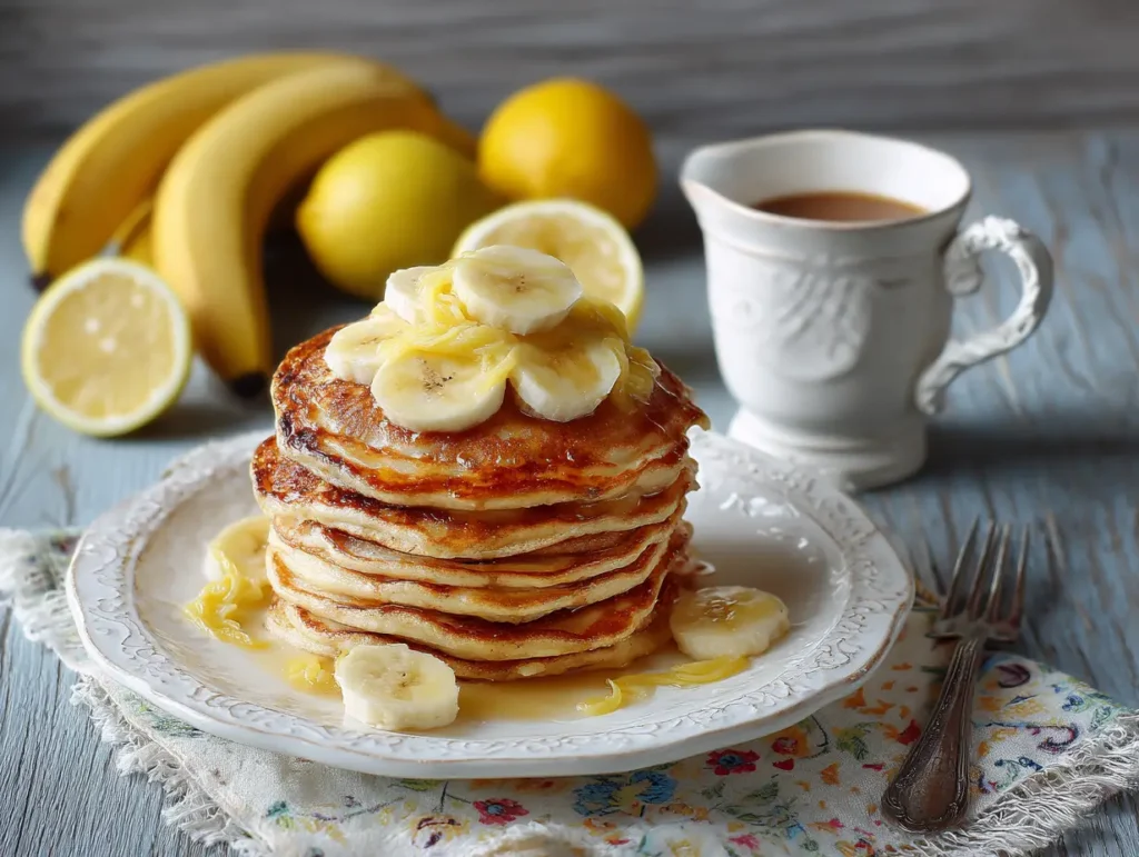 Fluffy & Easy Banana Pancakes