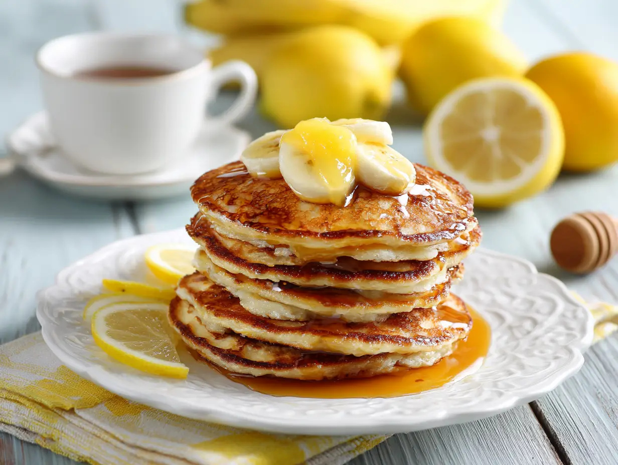Fluffy & Easy Banana Pancakes