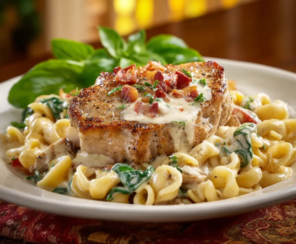 Pork Chop Alfredo Recipe