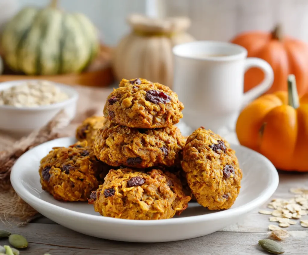 Pumpkin Oatmeal Cookies Recipe